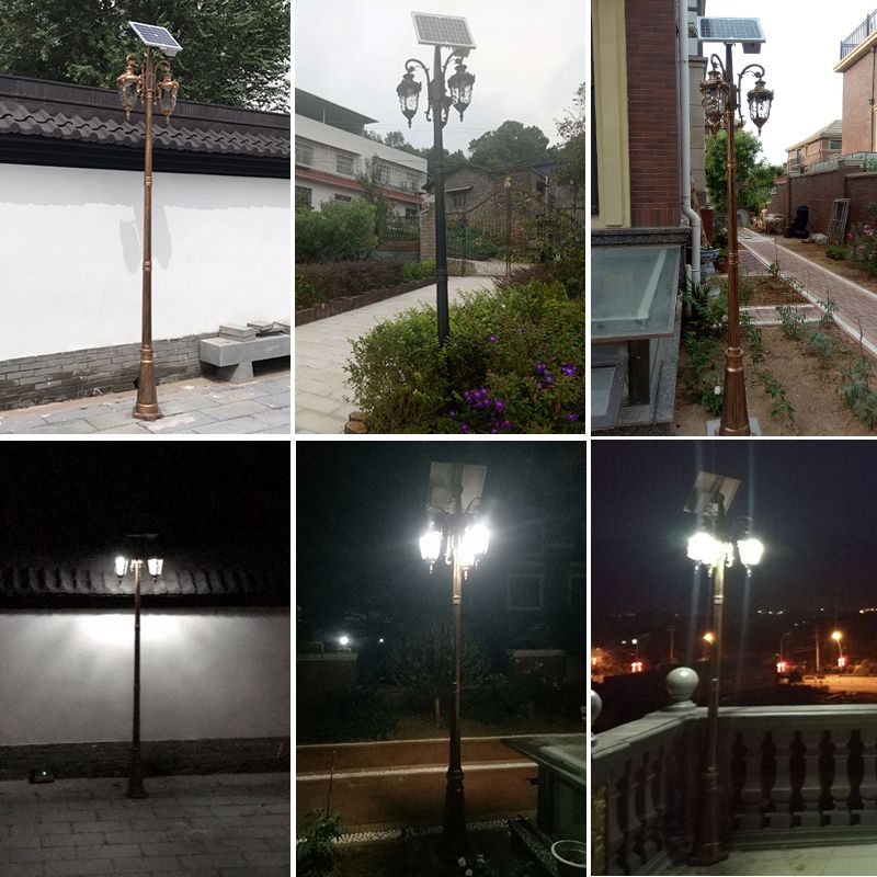 户外太阳能庭院灯，LED庭院灯，欧式户外太阳能庭院灯