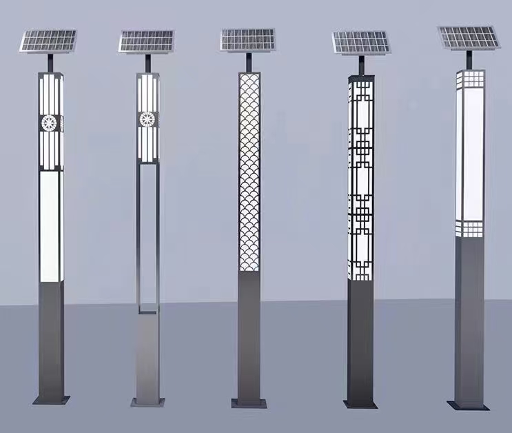 户外太阳能庭院灯，LED庭院灯，欧式户外太阳能庭院灯